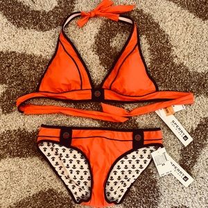 Sperry Top-Sider Orange and Blue Bikini